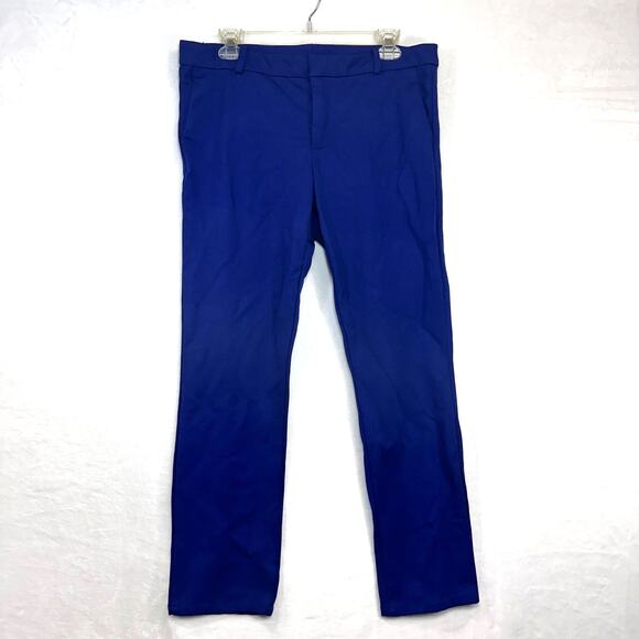 Kut From‎ The Kloth 12 Royal Blue Pants Slacks Stretch Chino Slim High Rise Bold - Picture 1 of 9